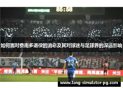 如何面对费南多退役的消息及其对球迷与足球界的深远影响